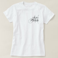 Monogramme Mère de la mariée Mariage T—Chemise