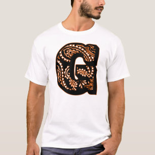 T-shirt Monogramme Paisley - G