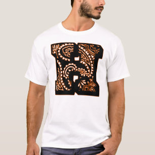 T-shirt Monogramme Paisley - H