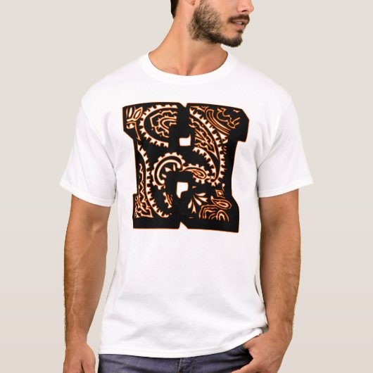 T-shirt Monogramme Paisley - H (Devant)