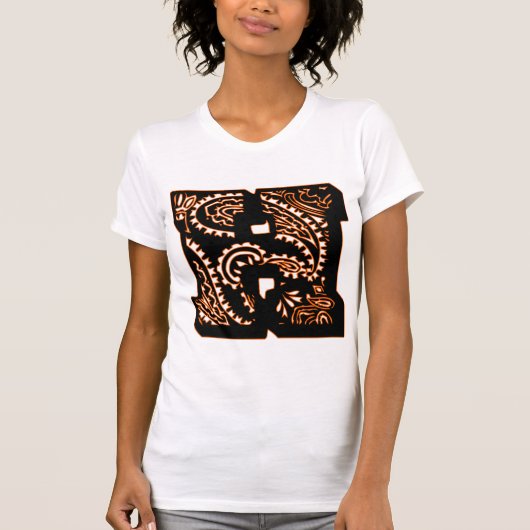 T-shirt Monogramme Paisley - H (Devant)