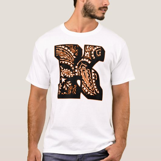 T-shirt Monogramme Paisley - K (Devant)
