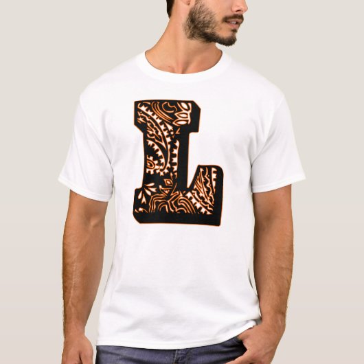 T-shirt Monogramme Paisley - L (Devant)