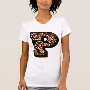 T-shirt Monogramme Paisley - P