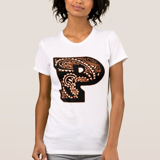 T-shirt Monogramme Paisley - P (Devant)