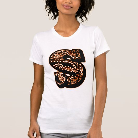 T-shirt Monogramme Paisley - S (Devant)