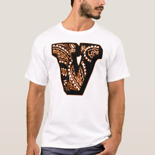 T-shirt Monogramme Paisley - V
