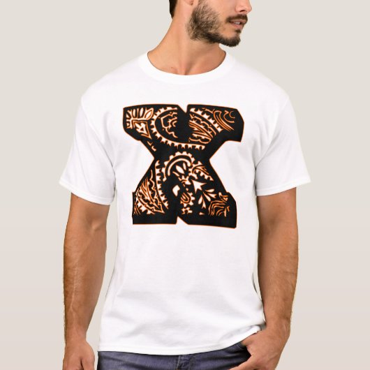T-shirt Monogramme Paisley - X (Devant)
