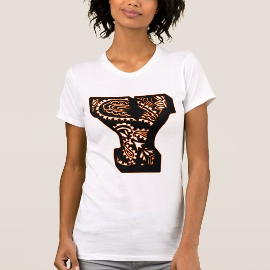 T-shirt Monogramme Paisley - Y (Devant)