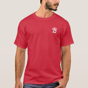 T-shirt Monogramme personnalisé - Design personnalisé élég