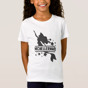 T-Shirt monogramme personnalisé nom sirène design t-shir