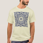 T-shirt Monogramme transparent Azulejo Style Tee (Devant)