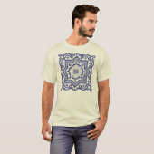 T-shirt Monogramme transparent Azulejo Style Tee (Devant entier)