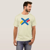T-shirt Monogramme X en peinture classique (Devant entier)