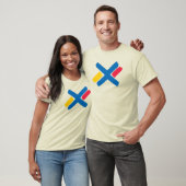 T-shirt Monogramme X en peinture classique (Unisexe)