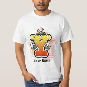 T-shirt Monogramme Y Sock Monkey