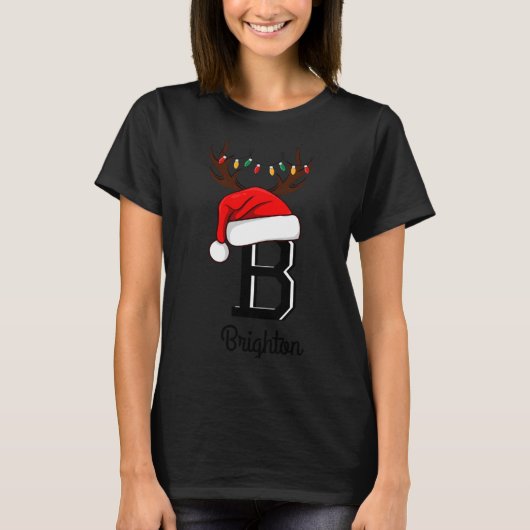 T-shirt Monogrammed Family Christmas Matching Outfits (Devant)