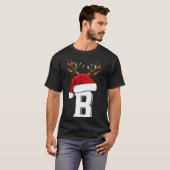 T-shirt Monogrammed Family Christmas Matching Outfits T Sh (Devant entier)