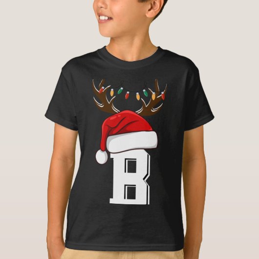 T-shirt Monogrammed Family Christmas Matching Outfits T Sh (Devant)