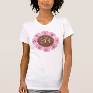 T-shirt Monographie Brown et rose B