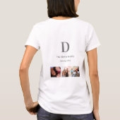T-shirt Monographie de collage photo de famille (Dos)