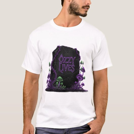 T-shirt Monolithic Slab: Ozzy Lives (Devant)