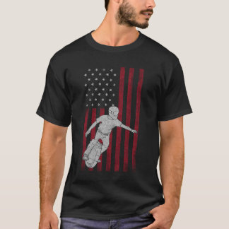 T-shirt Monoroue Électrique - Drapeau États-Unis