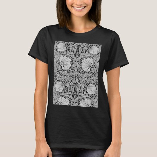 T-shirt Monotone gris Pimpernel, William Morris (Devant)