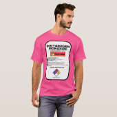 T-shirt Monoxyde de dihydrogène (Devant entier)