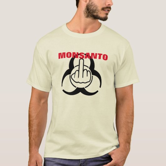 T-Shirt Monsanto Bio Hazard Flip (Voorkant)