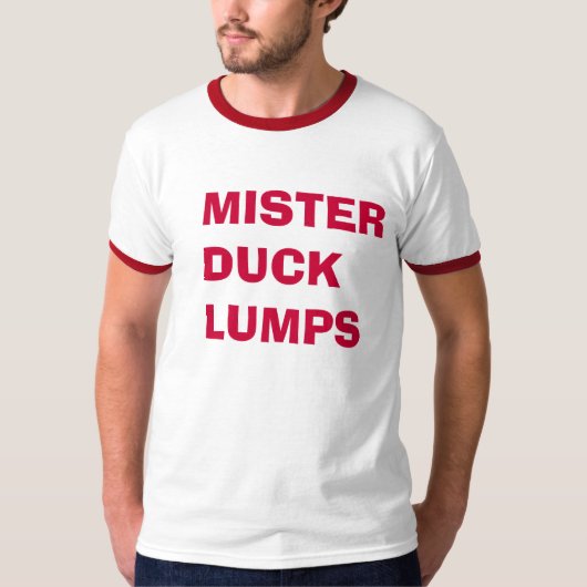 T-SHIRT MONSIEUR DUCK LUMPS (Devant)