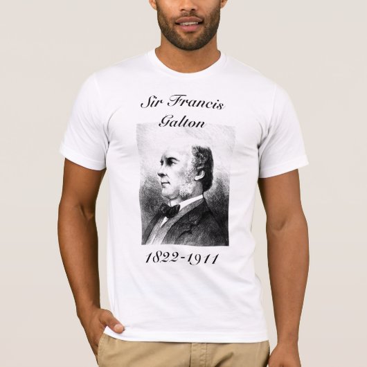 T-shirt Monsieur Francis Galton #1 (Devant)