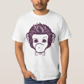T-shirt monsieur monkey (Devant)