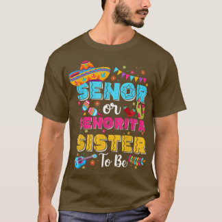 T-shirt Monsieur ou Mademoiselle Sœur à naître révélation 