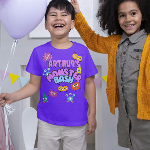 T-shirt Monster Bash Kids Halloween tenue de fête Alien
