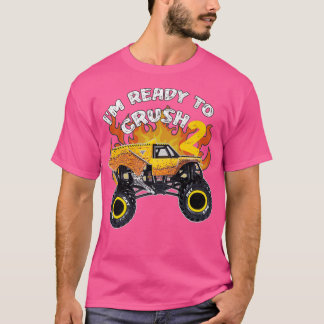 T-shirt Monster Chauffeur de camion Ix27m Prêt à écraser 2