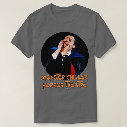 T-shirt Monster Chiller Horror Theater SCTV (Design devant)