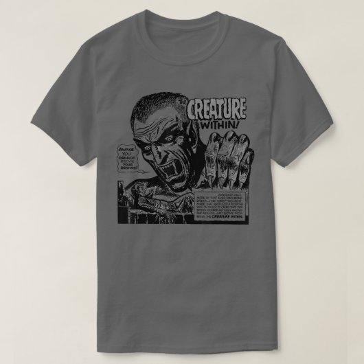T-shirt Monster de film d'horreur Halloween comte Dracula  (Design devant)