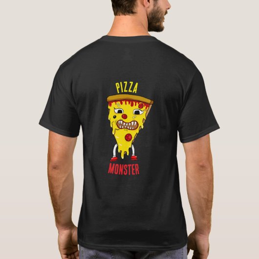 T-shirt Monster de la pizza (Dos)