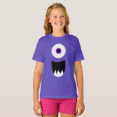 T-shirt Monster Face One Eye (Devant entier)