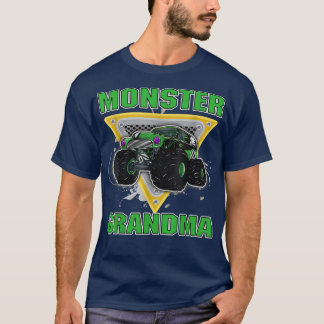 T-shirt Monster GrandMa Monster Truck Are My Jam Grandmoth