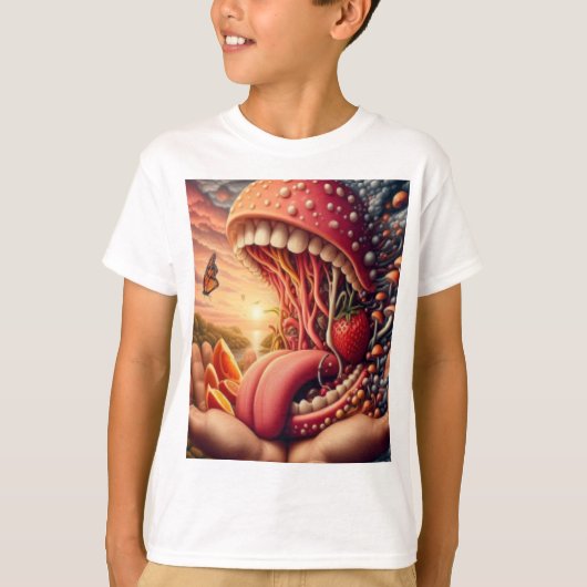 T-shirt Monster Grosse bouche (Devant)
