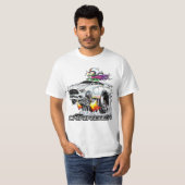 T-shirt Monster Hot Rod (BLANC) (Devant entier)