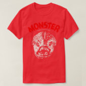 T-shirt Monster Humanoids Du Film Profond Horreur (Design devant)