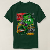 T-shirt monster-mash-frankenstein-on-guitare, groupe, fran (Design devant)