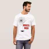 T-shirt Monster Mash Halloween Toile d'araignée (Devant entier)