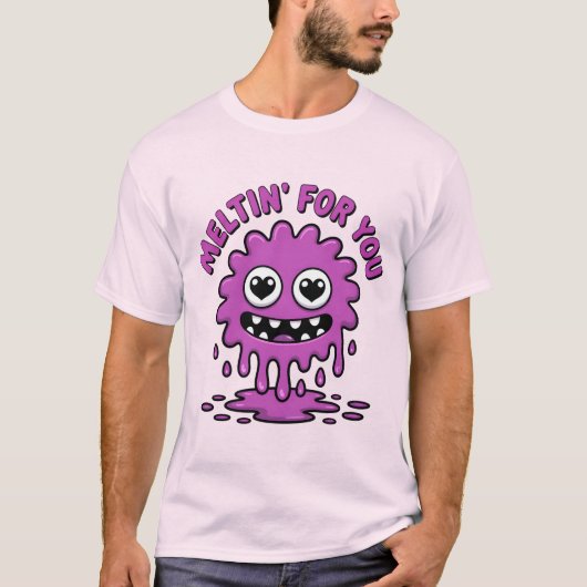 T-shirt Monster mignon (Devant)