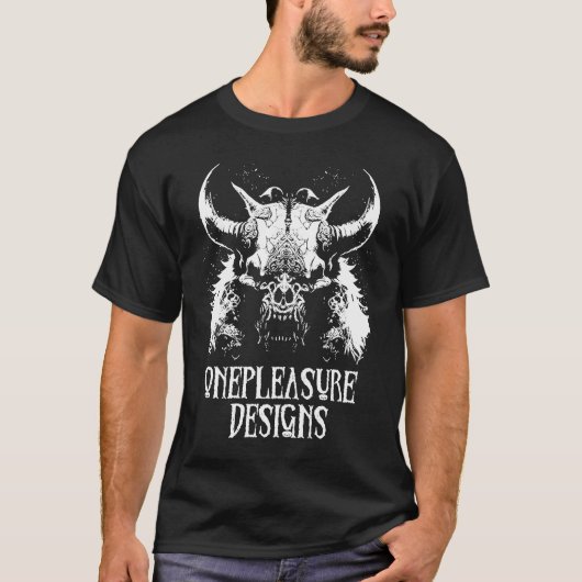 T-shirt Monster Taurus Creepy Zombie Horror (Devant)