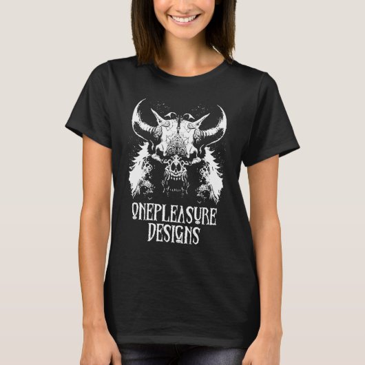 T-shirt Monster Taurus Creepy Zombie Horror (Devant)