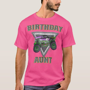 T-shirt Monster Truck Anniversaire Tante Monster Truck are